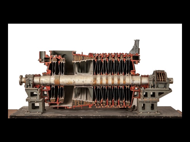73 spaccato di turbina a vapore