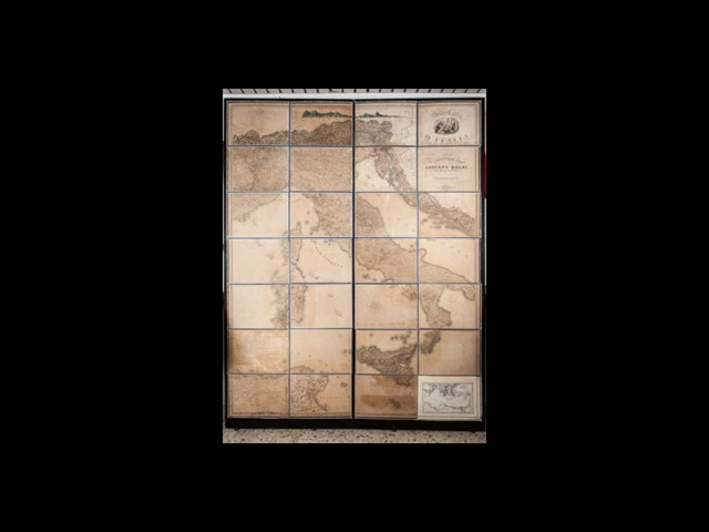 Carta geografica 1859