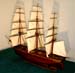 Nave a tre alberi retro